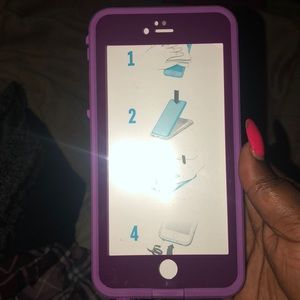 iPhone under water case